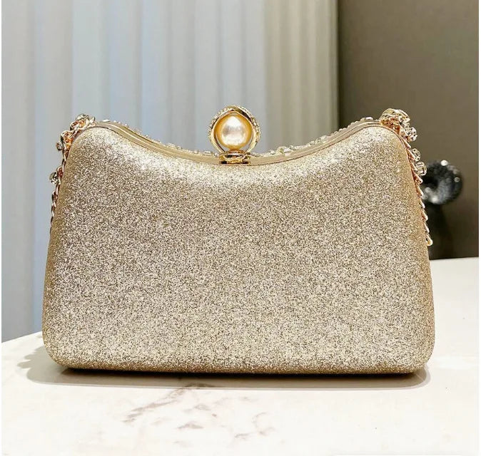 Noverlla™ Rhinestone Evening Clutch – Luxury Party & Wedding Shoulder Bag