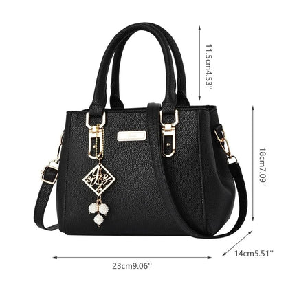 Noverlla™ Large Capacity Leather Shoulder Bag – Elegant Everyday Tote for Women