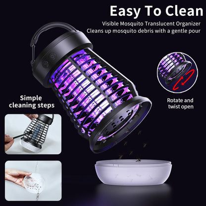 **Noverlla™ USB Rechargeable 2-in-1 Electric Mosquito Killer Lamp – Portable Indoor & Outdoor Bug Zapper**