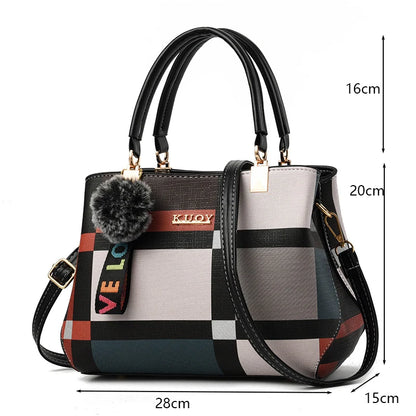 Noverlla™ Luxury Everyday Tote – Large Capacity PU Leather Crossbody Bag for Modern Women