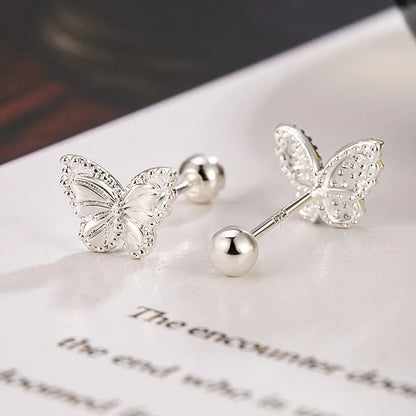 Noverlla™ Luxury Crystal Butterfly Stud Earrings | 925 Sterling Silver