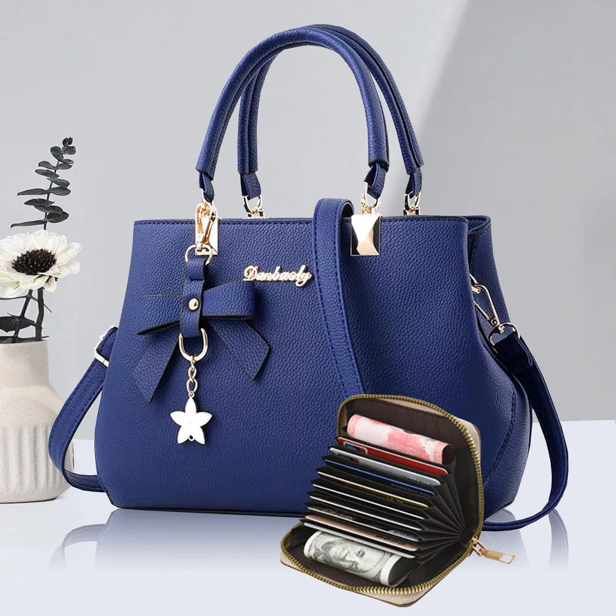 Elegant Korean Bow Bag for Women – Large Capacity Shoulder & Messenger Bag