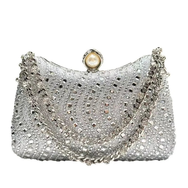 Noverlla™ Rhinestone Evening Clutch – Luxury Party & Wedding Shoulder Bag