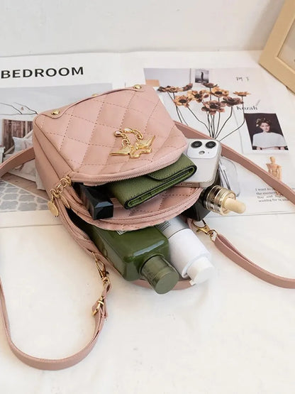 Stylish Women Mini Backpack – Trendy Casual Phone Bag for Daily Use