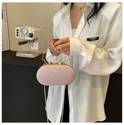 Elegant Sequined Chain Evening Bag – Women’s Party Handbag