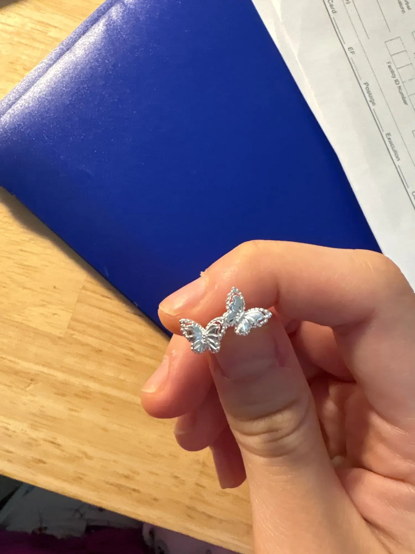 Noverlla™ Luxury Crystal Butterfly Stud Earrings | 925 Sterling Silver