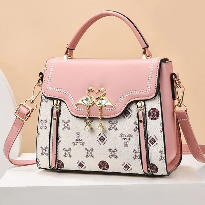 Elegant Designer Shoulder Bag for Women 2026 – Luxury Square Fashion Handbag
