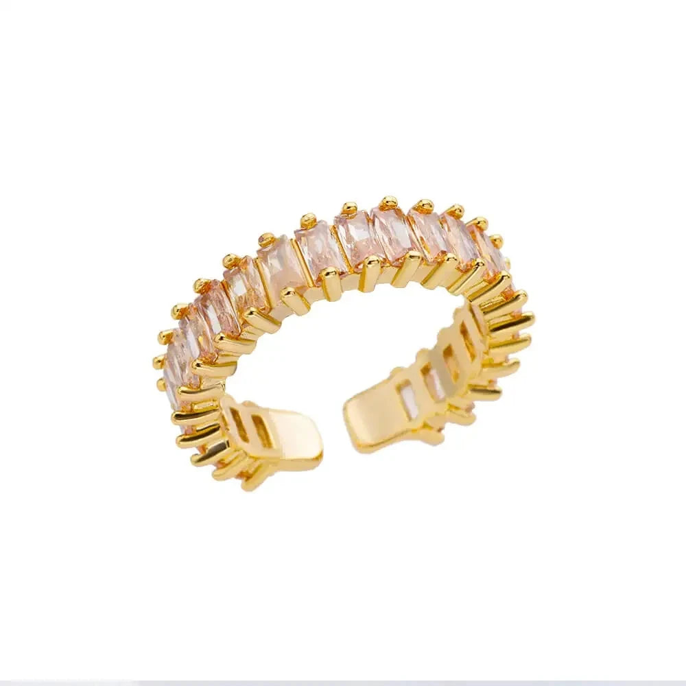 Noverlla™ Luxury Gold Stainless Steel Ring | Timeless Elegance for Women