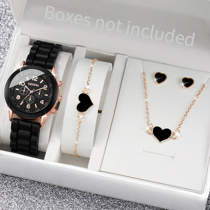 Noverlla™ Elegant 6-Piece Watch & Jewelry Set – The Perfect Gift for Her ✨