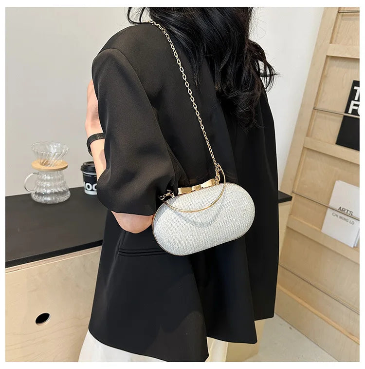 Elegant Sequined Chain Evening Bag – Women’s Party Handbag
