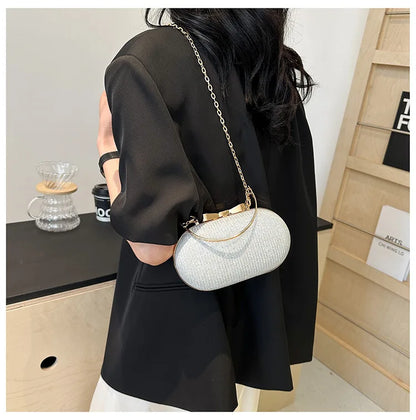 Elegant Sequined Chain Evening Bag – Women’s Party Handbag