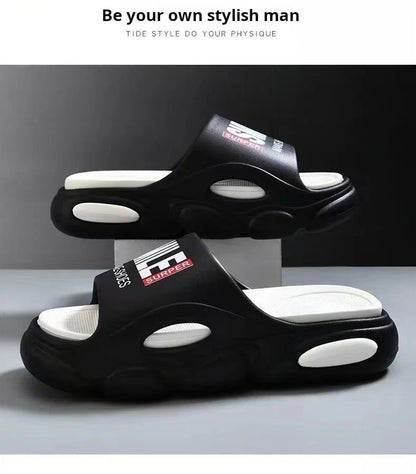 Noverlla™ Men's Thick Sole Slides – Ultra-Light Anti-Slip Summer Sandals