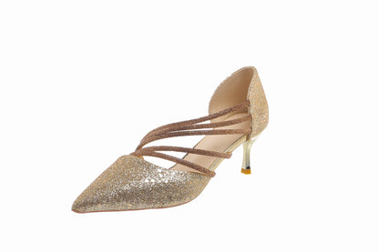Elegant Women's Low Heel Suede Sandals – Soft Comfort Shoes for Everyday Style