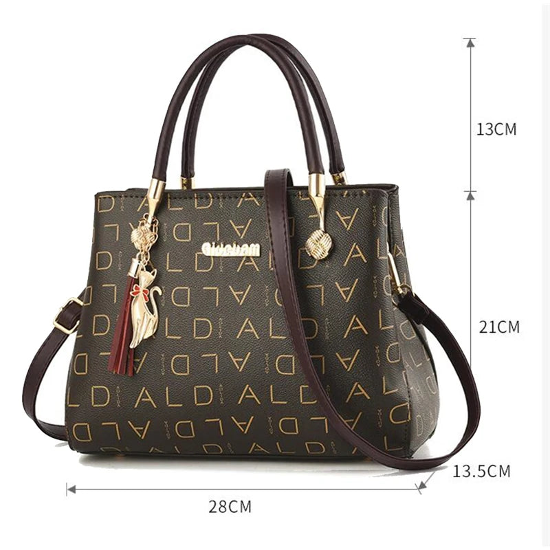 Noverlla™ Luxury Everyday Tote – Large Capacity PU Leather Crossbody Bag for Modern Women
