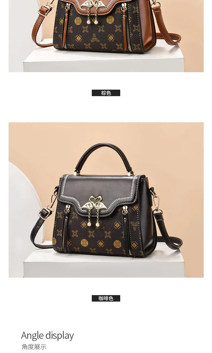 Elegant Designer Shoulder Bag for Women 2026 – Luxury Square Fashion Handbag