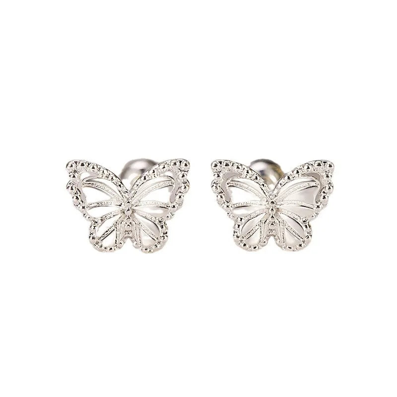Noverlla™ Luxury Crystal Butterfly Stud Earrings | 925 Sterling Silver