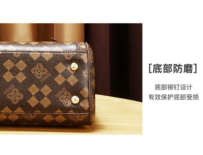 Noverlla™ Vintage PU Leather Crossbody Bag – Elegant Retro Shoulder Handbag for Women