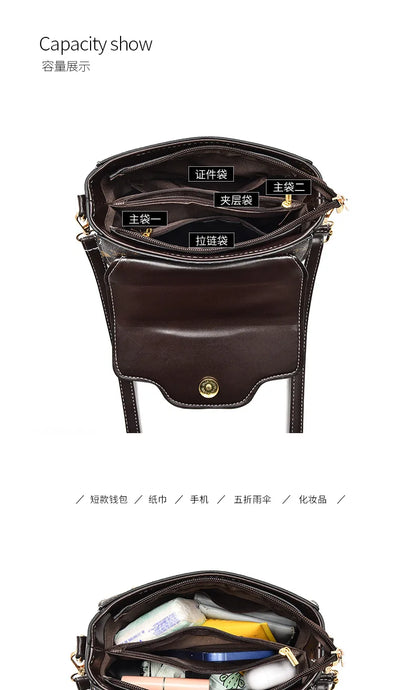Elegant Designer Shoulder Bag for Women 2026 – Luxury Square Fashion Handbag