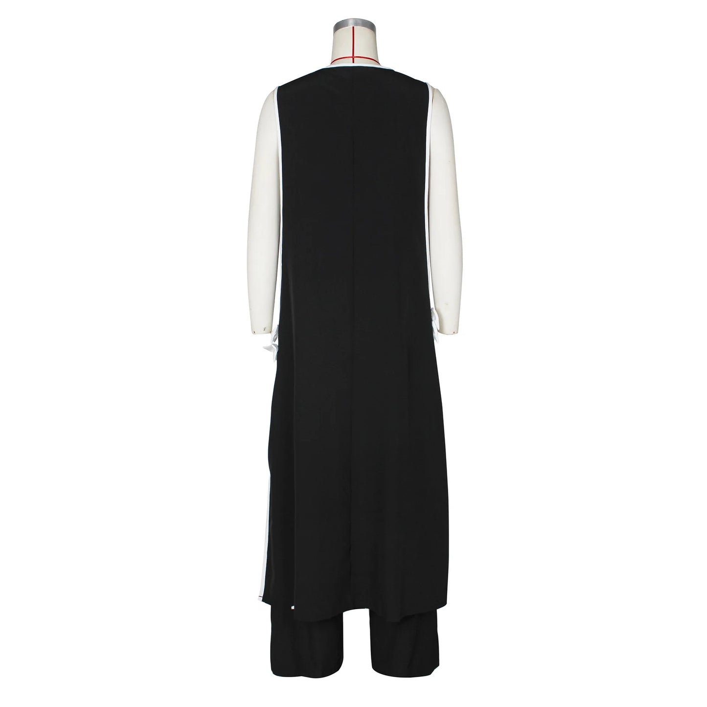 Women's Elegant Two-Piece Matching Set – Sleeveless Vest & Wide-Leg Ankle Pants | Chic Work & Casual Outfit