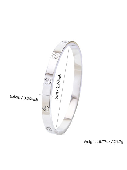 Luxury 18K Gold Plated Bracelet for Women – Stainless Steel Jewelry Gift
