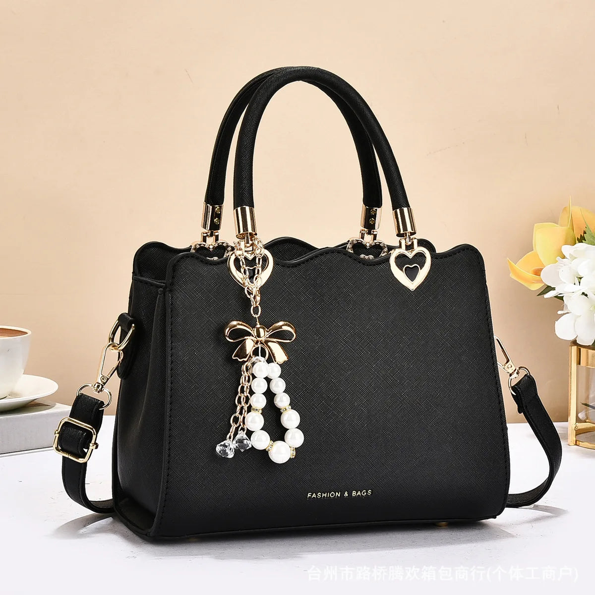Designer Women's Shoulder Bag – Modern Square Fashion Handbag