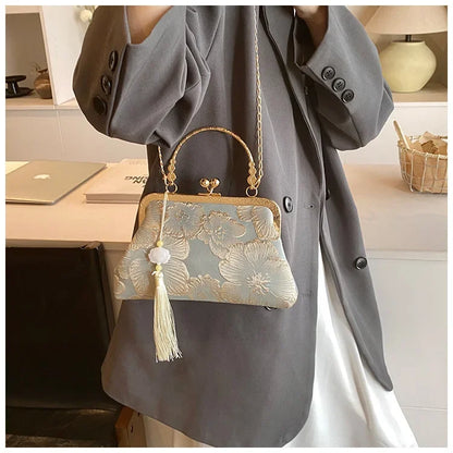 Luxury Glitter Clutch Bag for Women – Evening Party & Wedding Handbag with Chain