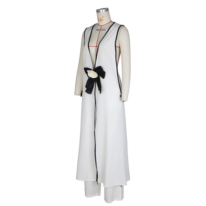 Women's Elegant Two-Piece Matching Set – Sleeveless Vest & Wide-Leg Ankle Pants | Chic Work & Casual Outfit