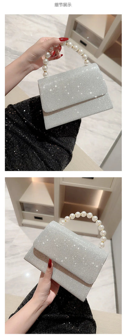 Elegant Sequined Chain Evening Bag – Women’s Party Handbag