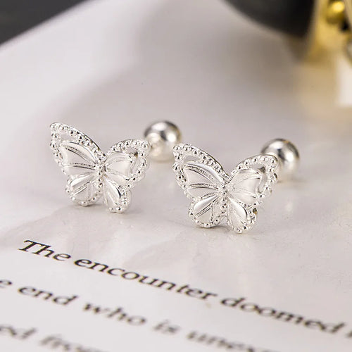 Noverlla™ Luxury Crystal Butterfly Stud Earrings | 925 Sterling Silver