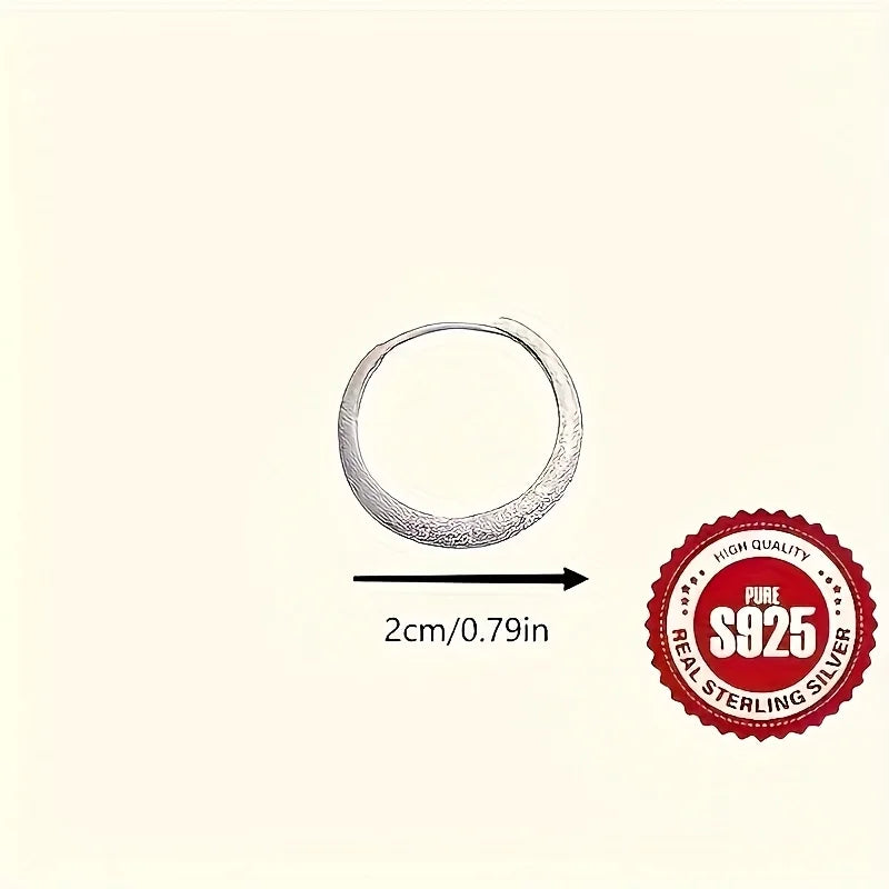 Silver Star Circle Earrings for Women – Sparkling Fashion Jewelry Gift