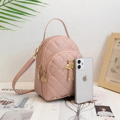 Stylish Women Mini Backpack – Trendy Casual Phone Bag for Daily Use