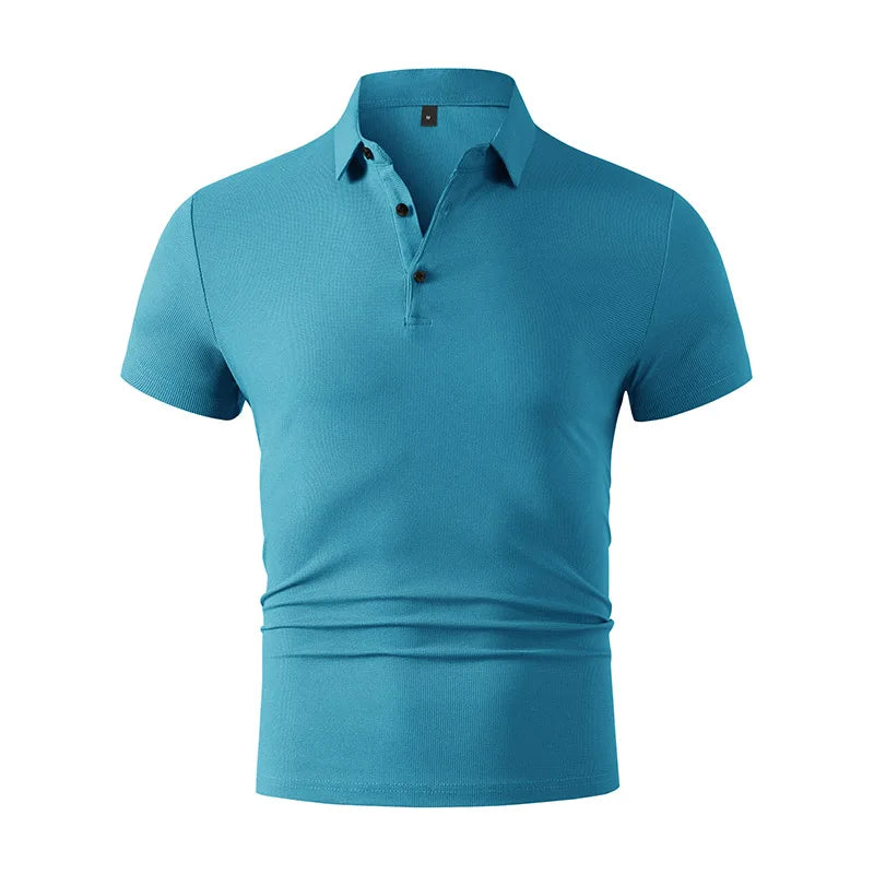 Noverlla™ Modern Casual Polo Shirt – Lightweight Breathable Summer Top for Men