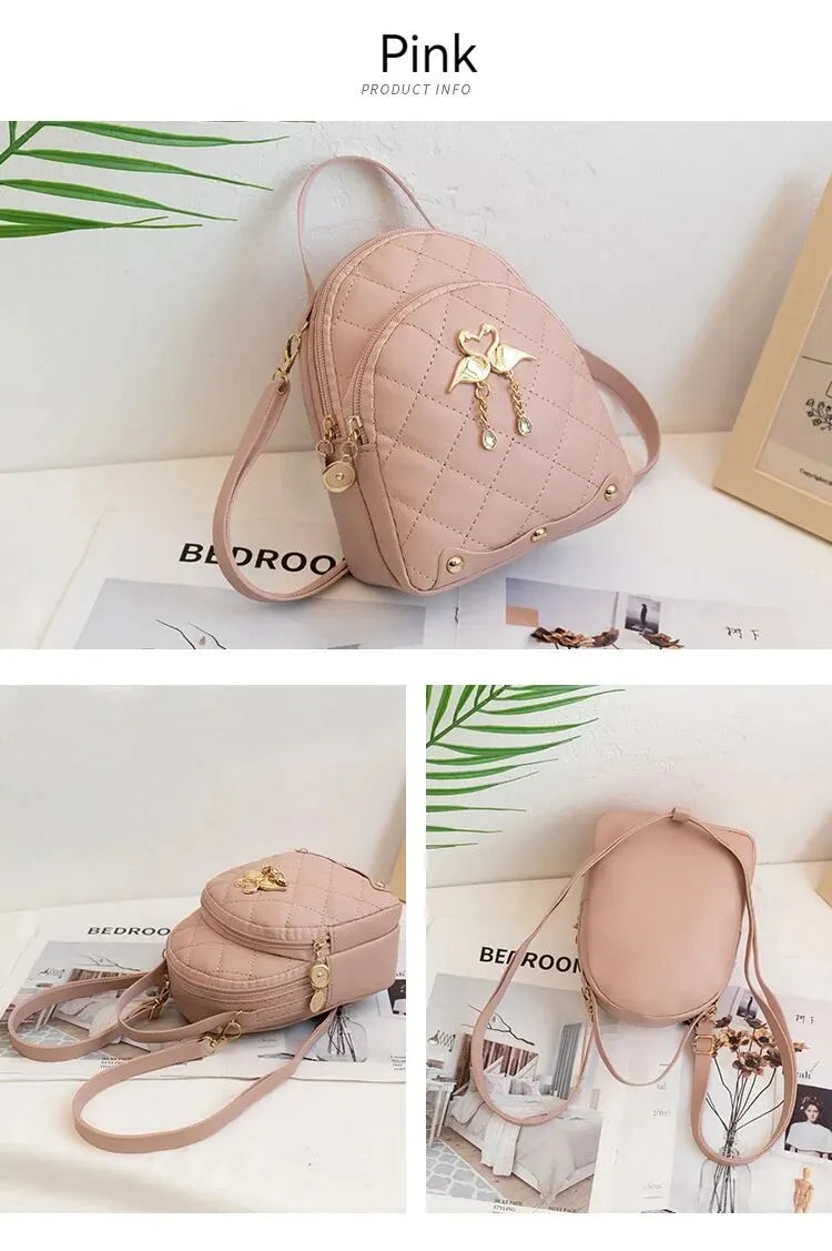 Stylish Women Mini Backpack – Trendy Casual Phone Bag for Daily Use