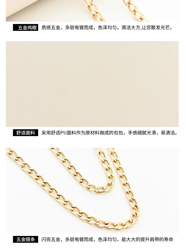 Luxury Sequin Chain Shoulder Bag for Women – Elegant Bow Fashion Handbag