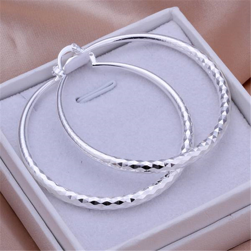Noverlla™ Luxury 925 Sterling Silver Hoop Earrings | Timeless Everyday Elegance