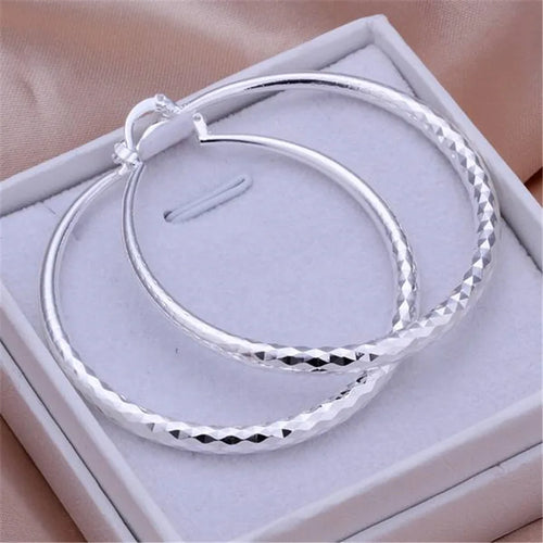 Noverlla™ Luxury 925 Sterling Silver Hoop Earrings | Timeless Everyday Elegance