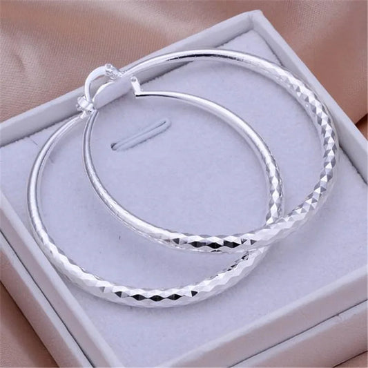 Noverlla™ Luxury 925 Sterling Silver Hoop Earrings | Timeless Everyday Elegance