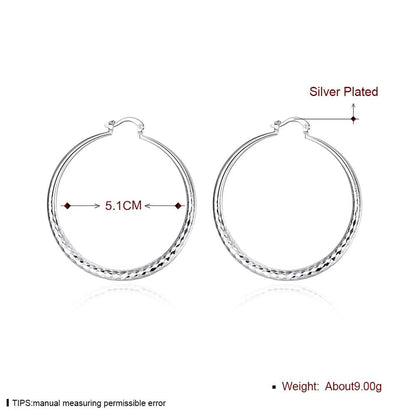 Noverlla™ Luxury 925 Sterling Silver Hoop Earrings | Timeless Everyday Elegance
