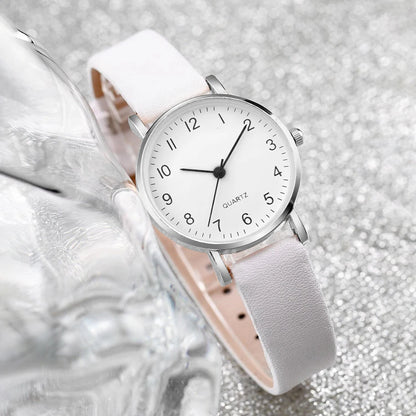 Luxury Women Quartz Watch Set 5/6PCS – Leather Band Diamond Fashion Watches