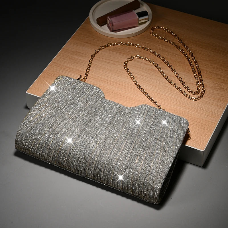 Elegant Chain Shoulder Bag for Women – Light Luxury Underarm Bag