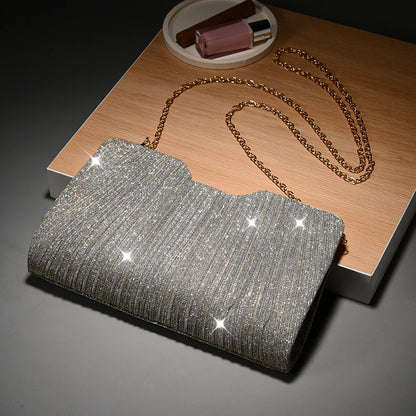 Elegant Chain Shoulder Bag for Women – Light Luxury Underarm Bag