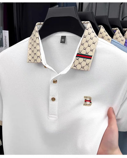 Noverlla Men's Fashion Polo Shirt – Premium Breathable Summer Casual Wear