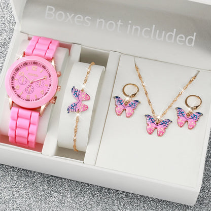 Noverlla™ Elegant 6-Piece Watch & Jewelry Set – The Perfect Gift for Her ✨