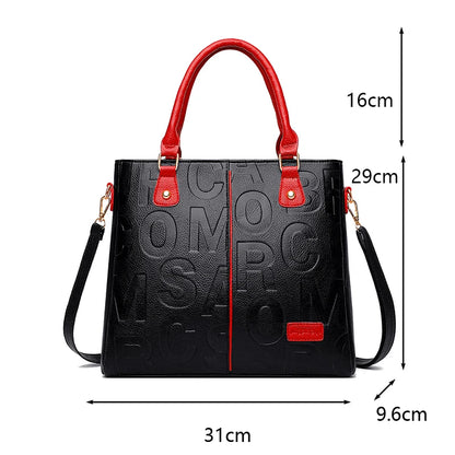 Noverlla™ Luxury Everyday Tote – Large Capacity PU Leather Crossbody Bag for Modern Women