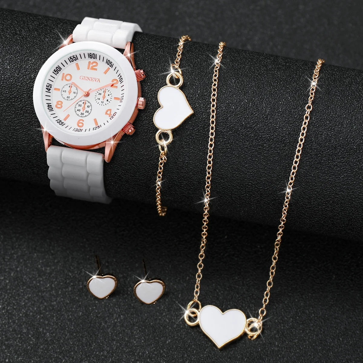 Noverlla™ Elegant 6-Piece Watch & Jewelry Set – The Perfect Gift for Her ✨