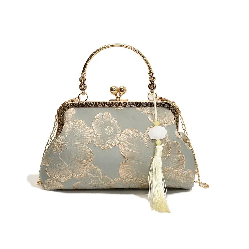 Luxury Glitter Clutch Bag for Women – Evening Party & Wedding Handbag with Chain