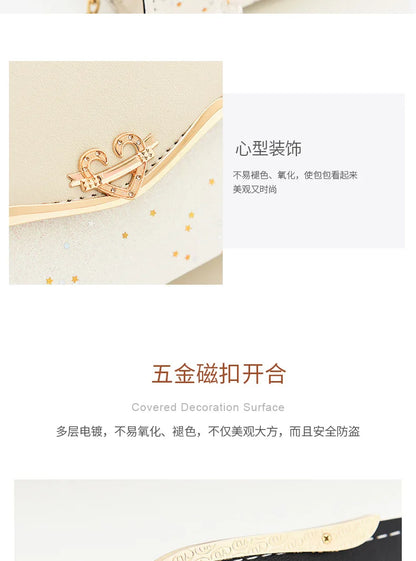 Luxury Sequin Chain Shoulder Bag for Women – Elegant Bow Fashion Handbag