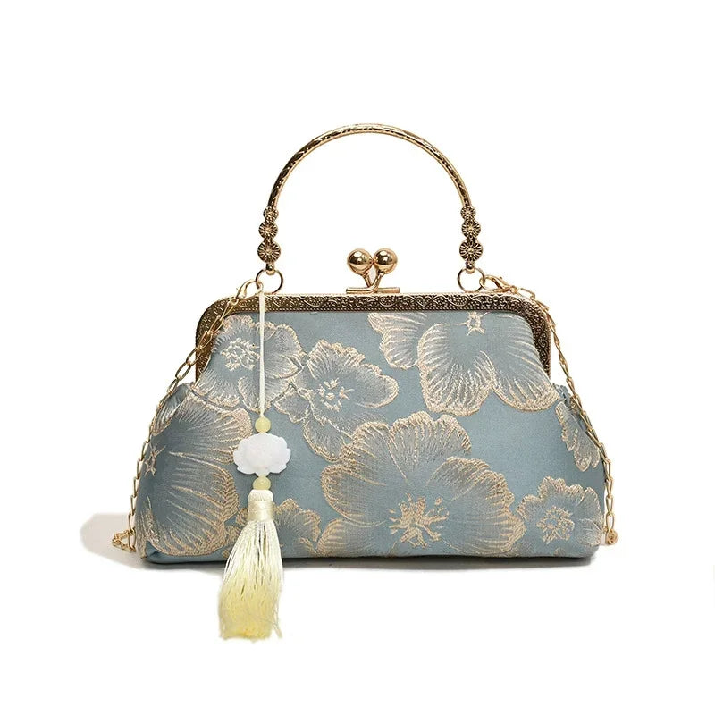 Luxury Glitter Clutch Bag for Women – Evening Party & Wedding Handbag with Chain