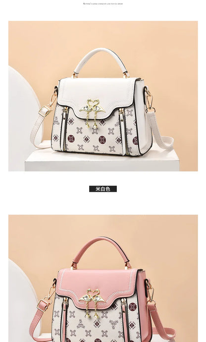 Elegant Designer Shoulder Bag for Women 2026 – Luxury Square Fashion Handbag