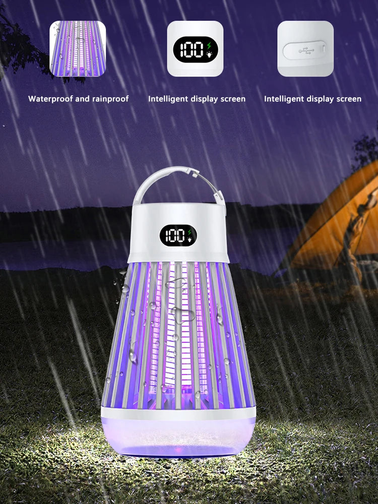 **Noverlla™ USB Rechargeable 2-in-1 Electric Mosquito Killer Lamp – Portable Indoor & Outdoor Bug Zapper**